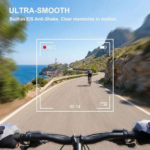 EGQINR Smart Glasses with 4K Camera & Translation - 8MP Video for Women Men