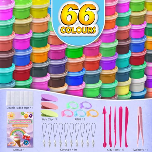 ESSENSON Air Dry Clay, 66 Colors - color: 66 Colors