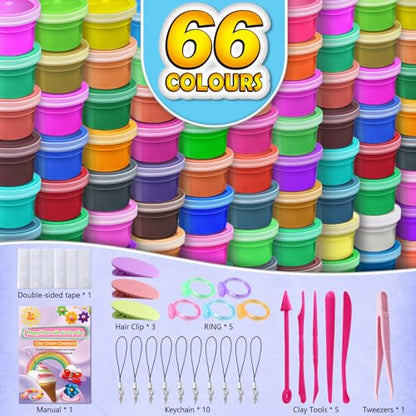 ESSENSON Air Dry Clay, 66 Colors - color: 66 Colors