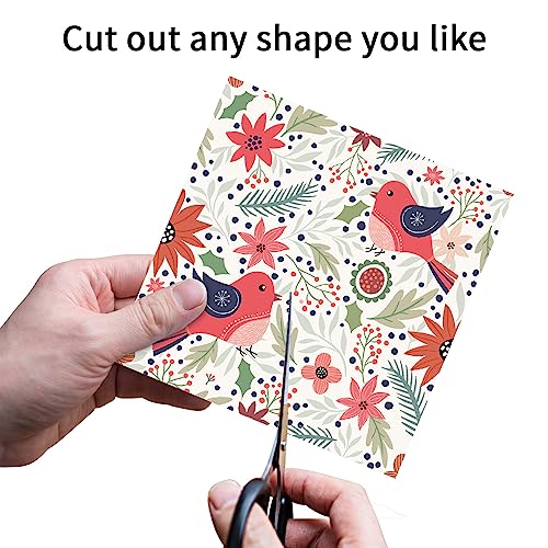 6x6" Cardstock Single Sided Scrapbooking,Craft Decorative Scrap Book Paper - color: 24sheets-flower bird