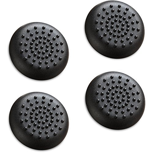 Fosmon Performance Thumb Grips for Xbox Gaming Controller, Black - 4 Pack