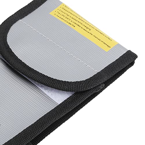 Fireproof Document Bag, Storage Bag with High Temperature Material for Important Certificates, Passports, Cash, Jewelry, Batteries