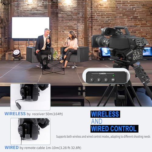Wireless and Wired Remote Commander, LANC Camera Zoom Controller for Sony - style: for Sony Wireless and Wired Remote Commander