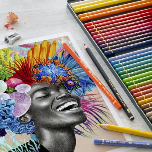 Polychromos 36 Pencil Metal Tin Set - size: 36 Count (Pack of 1), style: Polychromos Colour Pencil