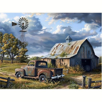 Rural Scenery Paint by Numbers Kit for Adults,Color By Numbers for Adults - color: DP03773