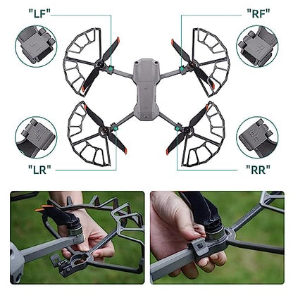 Propeller Guard for DJI Air 2S/Air 2 Quick Release Prop Blade Guard Professional DJI Mavic Air 2 Series Drone Accessories Grey
