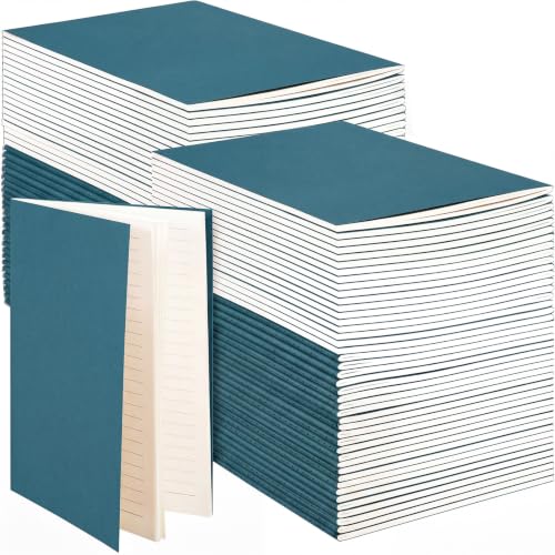 Mimorou 100 Pcs A5 Journals Notebooks Bulk,Dark Green,Lined - color: Dark Green, style: Lined