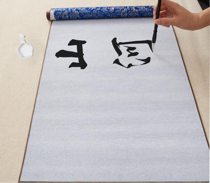 Reusable Calligraphy Cloth, Water Painting Board, Professional Water Painting pad, Magic Painting Graffiti pad, Suitable for Student Beginners to Practice, New Year Gift (Blue) - color: Blue