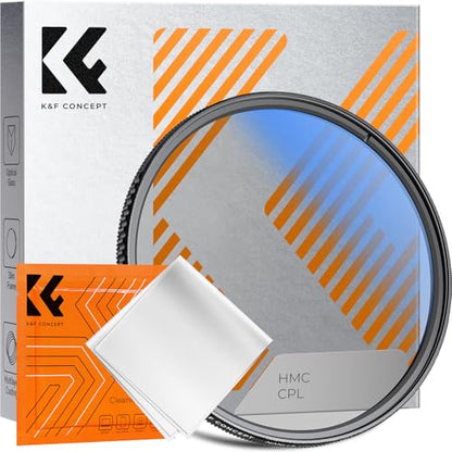 K&F Concept 67mm Circular Polarizer Lens Filter Ultra-Slim Optical Glass - size: 67mm