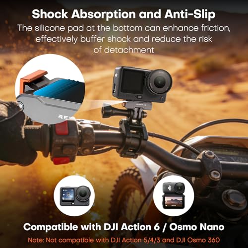 REYGEAK 360° Magnetic Quick Release Mount for DJI Action 6/Osmo Nano - color: for DJI Action 6/Osmo Nano