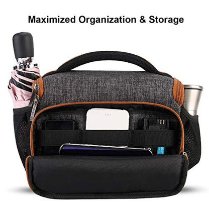 DOMISO Concept Camera Sling Bag,Everyday Small Shoulder Crossbody Bag - color: Grey