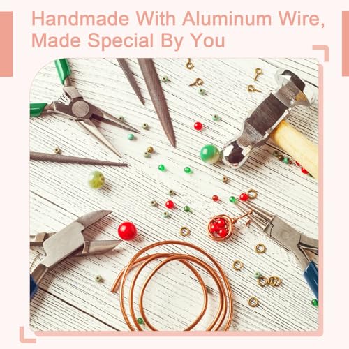 uxcell 3 Rolls 24 Gauge Flat Aluminum Wire, 16.40 ft Soft Craft Wire for Flower Bonsai Crafts Carving DIY Bezel Sculpting Gem Metal Wrap, Gold Tone, Red, Dark Blue - color: Gold Tone, Red, Dark Blue, size: 24 Gauge 1mm