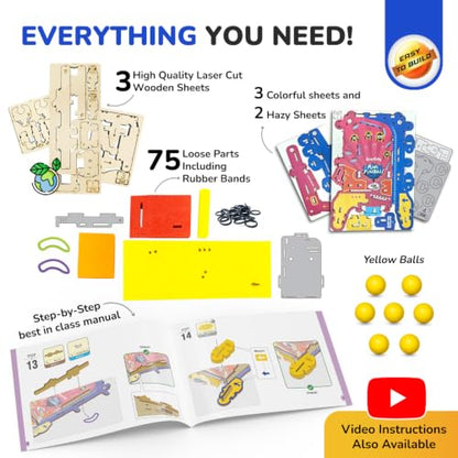 Smartivity Mini Pinball Machine DIY STEM Toy for Kids 6-12 Years - style: Mini Pinball