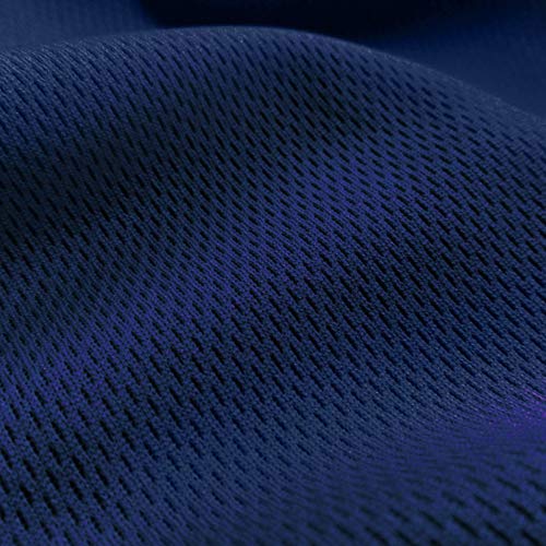 Pico Textiles 1 Yard Bolt Navy Dimple Mesh Athletic Jersey Fabric - color: Navy, size: 1 Yard Bolt