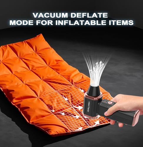 Compressed Air Duster 300000RPM, Cordless Electric Dust Blower - color: Gold+black