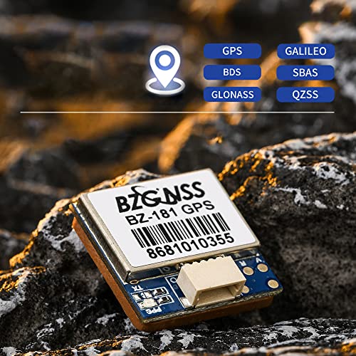 BZGNSS BZ-121 FPV GPS Module - Dual Protocol M10 Drone GPS for RC FPV Drone Racing Fixed-Wing Long-Range Flight Compatible with F405 F722 Flight Controller by Speedybee