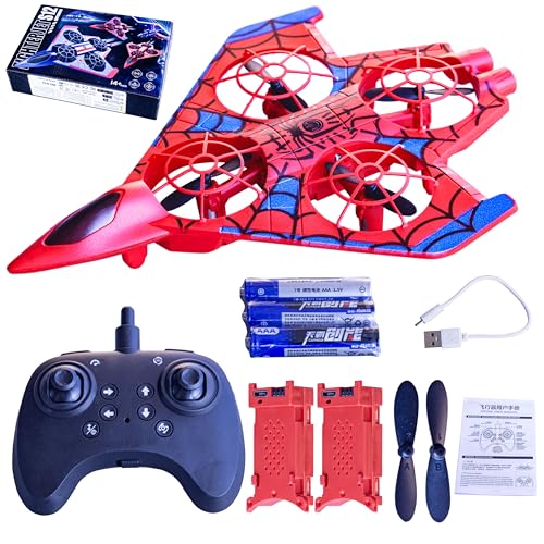 RC Airplane, 360° Flip Fighter Jet Drone for Beginners