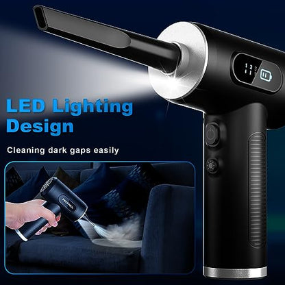FRESMOL Compressed Air Duster, Rechargeable Cordless Electric Air Blower