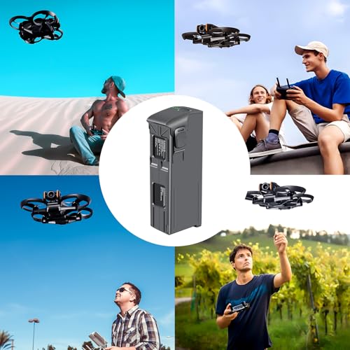 Fantasyo Intelligent Flight Avata 2 Battery Replacement 2150mAh 2 Pack 23 Minutes of Max Flight Time Compatible with DJI Avata 2 Drone