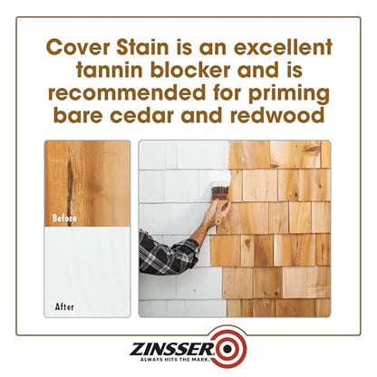 Zinsser Cover-Stain Stain-Blocking Primer, Quart - size: 32 Fl Oz (Pack of 1)