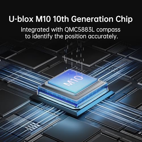 SEQURE M10-25Q FPV GPS Module with QMC5883L Compass Dual Protocol Upgraded 10th Generation Chip Fast Satellite Positioning for FPV Racing Drones - size: M1025Q