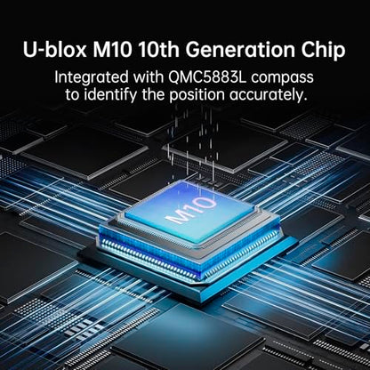 SEQURE M10-25Q FPV GPS Module with QMC5883L Compass Dual Protocol Upgraded 10th Generation Chip Fast Satellite Positioning for FPV Racing Drones - size: M1025Q