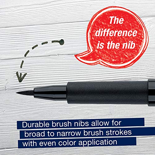 Faber-Castell Black Modern Lettering Pitt Artist Pen Set, 4 Count - style: Black Lettering