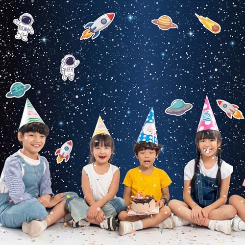 Oudain 54 Inch x 100 ft Starry Galaxy Tablecloth Roll Cutter Box - style: Starry Sky