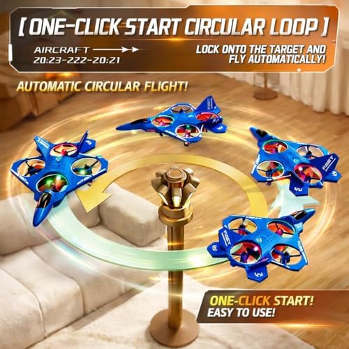 ANTSIR RC Plane ABS Fighter Jet Drone Flying Toy for Kids Birthday Gift
