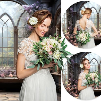 Retro Flower House Interior Backdrop 5x3ft Dreamy Photography Background - size: 5ftx3ft