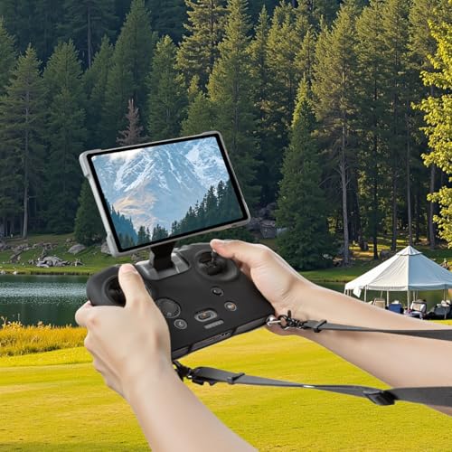 for DJI Mavic 4 Pro RC Pro 2 Silicone Case Combo w/Tempered Glass Screen Protector, Adjustable Neck Strap & Lanyard Screw - Essential Drone Controller Accessories