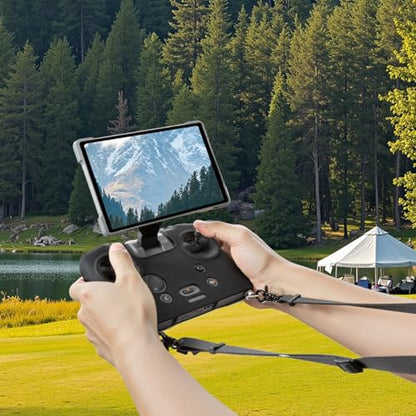 for DJI Mavic 4 Pro RC Pro 2 Silicone Case Combo w/Tempered Glass Screen Protector, Adjustable Neck Strap & Lanyard Screw - Essential Drone Controller Accessories