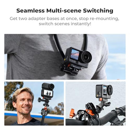 K&F CONCEPT 2 Pack Magnetic Adapter Mount for DJI Osmo Nano/Osmo Action 6 - size: 2Pack