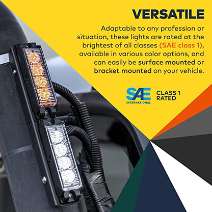 LAMPHUS NanoFlare 4W Blue LED Police Grill Strobe Warning Light for Trucks - color: Blue, size: 4W - 1 Pack