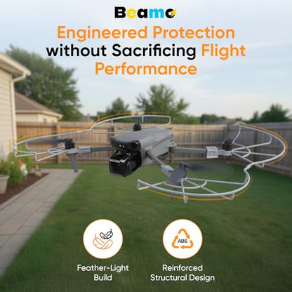 Propeller Guard for DJI Air 3S & Air 3 - Quick-Release Prop Blade Bumper Protector for Safe Indoor & Beginner Flying, Lightweight Crash Protection Shields Blades from Walls & Branches - Beamo