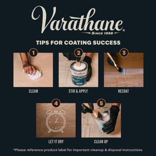 Varathane Water-Based Ultimate Matte Polyurethane - color: Matte, size: Half Pint (Pack of 1)