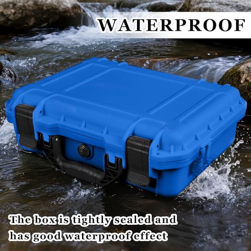 Relaxweex 16.3 x 12.4 x 6.5 Inch Hard Case, Grid Shell, Blue - color: Blue, size: 16.3 x 12.4 x 6.5 Inch, style: Grid Shell