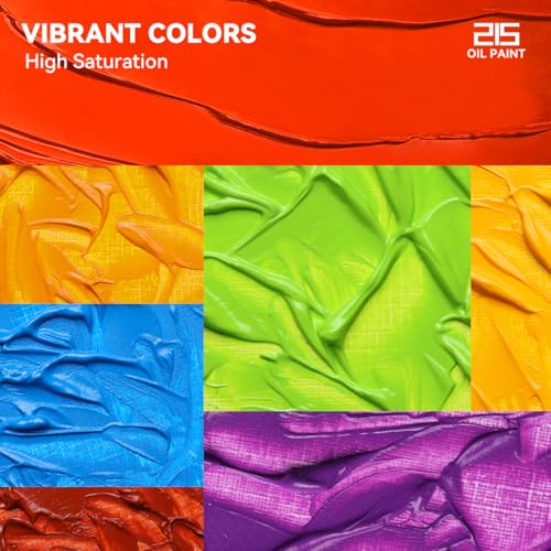 Paul Rubens Oil Paint, 20 Basic Colors*170 ml Large Professional Tubes - color: 20 colors*170ml-B