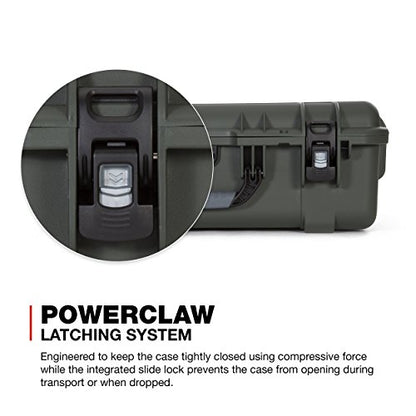 NANUK 945 Waterproof Hard Case with Padded Dividers - Olive - color: Olive, style: Padded Divider