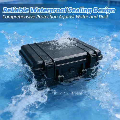 Hard Waterproof Camera Case with Customizable Foam Insert Shockproof Protective Hard Shell Case for DSLR Camera,Lens,Drone,Precision Instruments,Dustproof Travel Storage Case (Camera Case-11-Inch) - size: Camera Case-11-Inch