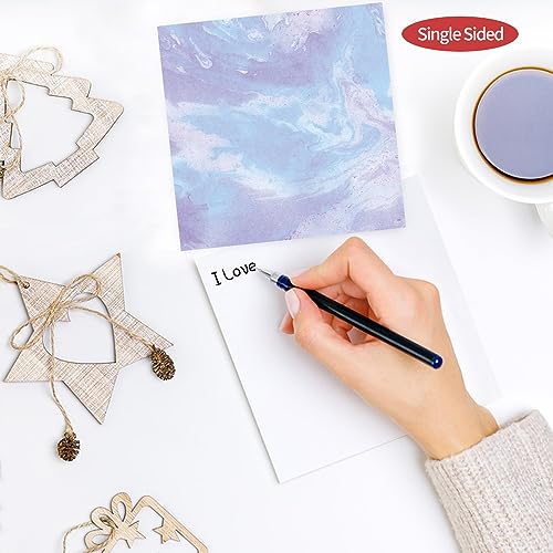 6x6" Cardstock Single Sided Scrapbooking,Craft Decorative Scrap Book Paper - color: 24sheets-halo staining