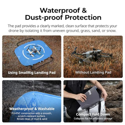 SMALLRIG Foldable Landing Pad for DJI Drones, Fast-fold Landing Platform
