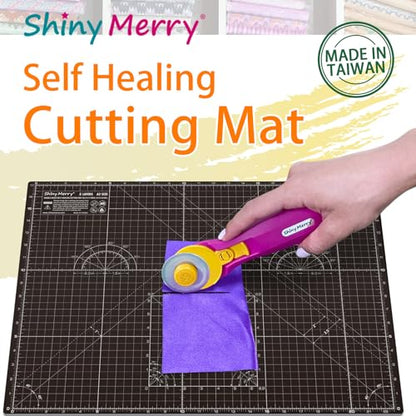 Self Healing Cutting Mat A1 24"x 36" Double Sided Black Mat - color: Black, size: A1 (24" x 36")