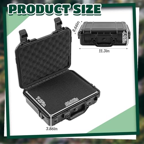 Relaxweex 11.3 x 8.7 x 4.2 Inch Hard Case, Grid Shell, Black - color: Black, size: 11.3 x 8.7 x 4.2 Inch, style: Grid Shell