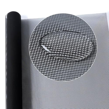 High Density dustproof and Pollen Proof net Window Screen mesh roll Used to Replace Screen Windows and Doors (Black high-Density mesh,394''×49''(1000×125cm) - color: Black high-density mesh, size: 49in x 32.5ft
