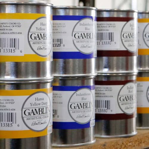 Gamblin Artist Oil Paint Set For Professionals - RED SET - 37ml Tubes - color: Red