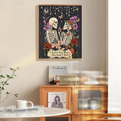 KICHANG Skull Diamond Art Kits for Adult Diamond Painting Kit for Beginner - color: DP04606