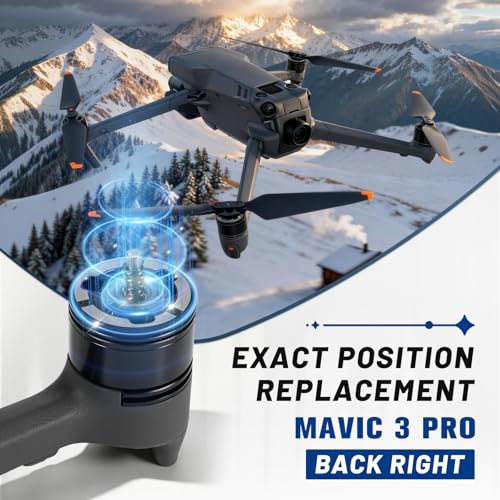 Mavic 3 Pro Motor Arm Assembly Replacement (Rear Right Arm), Compatible with DJI Mavic 3 Pro Drone Spare Parts - color: Back right