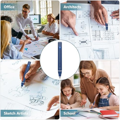 Electric Eraser, USB C Rechargeable Pencil Eraser with 220 Eraser Refills - color: Blue