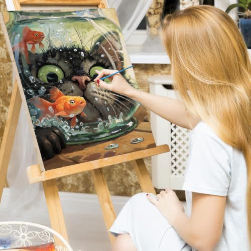 WUDWL Paint by Numbers Kit for Adults Beginner, with Framed - color: YH04252